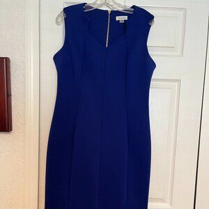 Royal Blue Dress   size 14